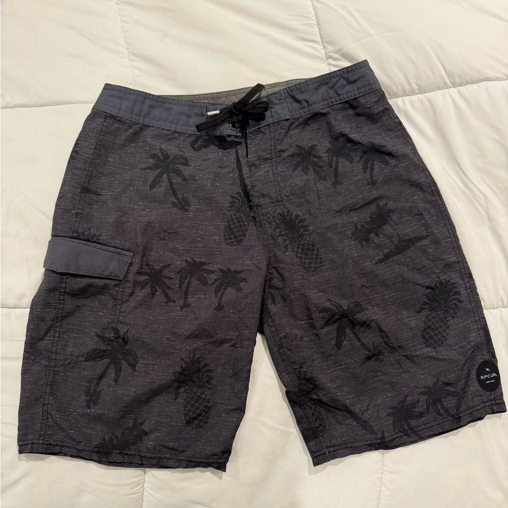 Rip Curl Charcoal Palm Print Shorts